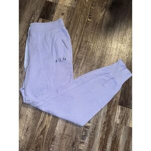 Fila Purple French Terry Joggers- Women's Medium